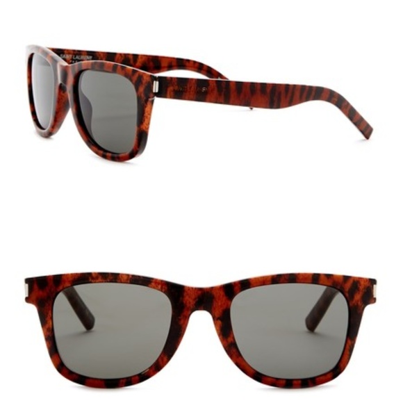 Saint Laurent Accessories - SAINT LAURENT Spotted Brown SL51PRINTS Sunglasses